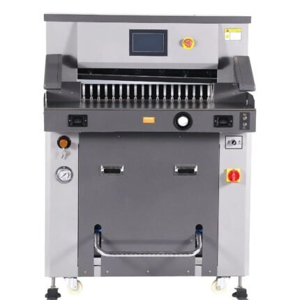 26" Electric Hydraulic Paper Cutter, 3.14" Cutting Thickness, 7" Touchscreen Control, Heavy-Duty Design, DOBA-EPC26